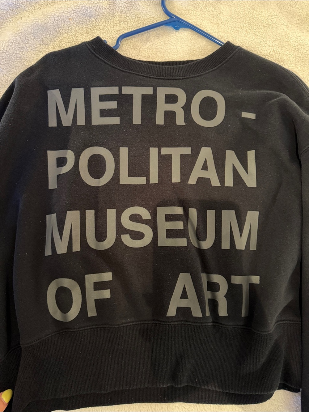 METROPOLITAN MUSEUM OF ART Black Graphic Sweatshirt
